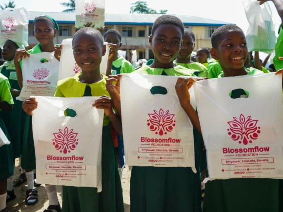 Blossomflow Foundation Sanitary Supplies Empower 800+ Girls at Festac Girls Secondary School