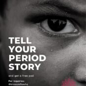 sanitary pad supply campaign in Nigeria.