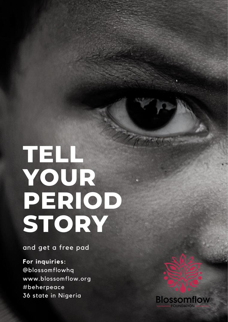 sanitary pad supply campaign in Nigeria.